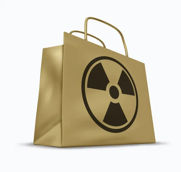 Радиоактивные продукты — стоковое фото
