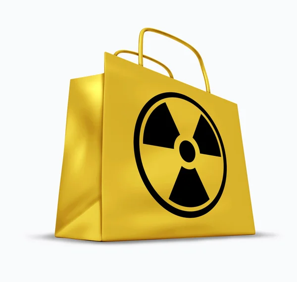 Compras al por menor radiactivas — Foto de Stock