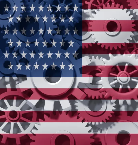 American Economy Symbol — Stock Photo, Image