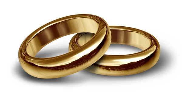 カップルのための結婚指輪 — ストック写真