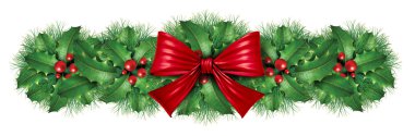 Christmas decoration border clipart