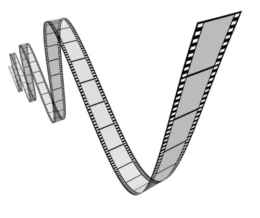 Film movie frames clipart
