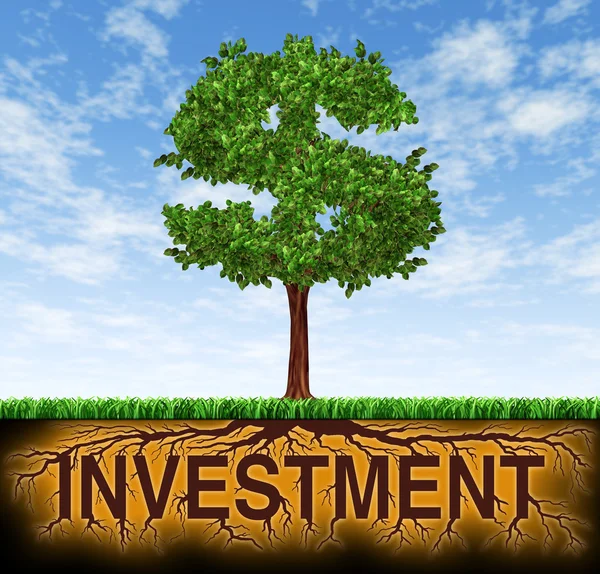 Investimenti e crescita finanziaria — Foto Stock