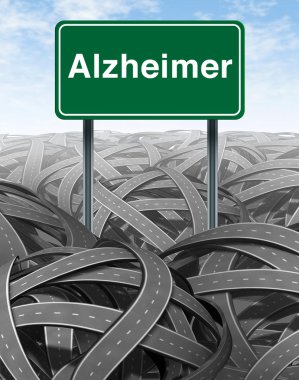 Alzheimer Disease and Dementia Medical concept clipart
