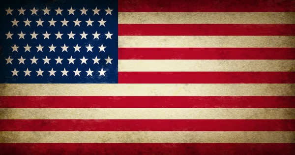 Гранж флаг США — стоковое фото