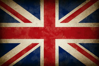 Great Britain Old Grunge Flag clipart