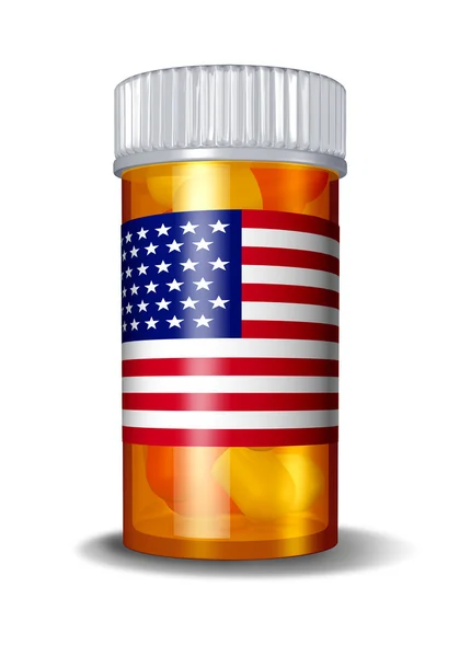Amerikanische Gesundheitsfürsorge und Medizin — Stockfoto