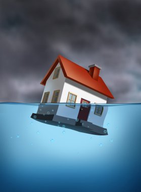 Sinking Home clipart