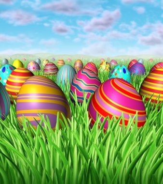 Easter Egg Hunt clipart