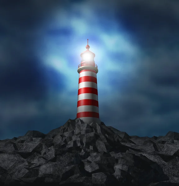 灯台の光 — ストック写真