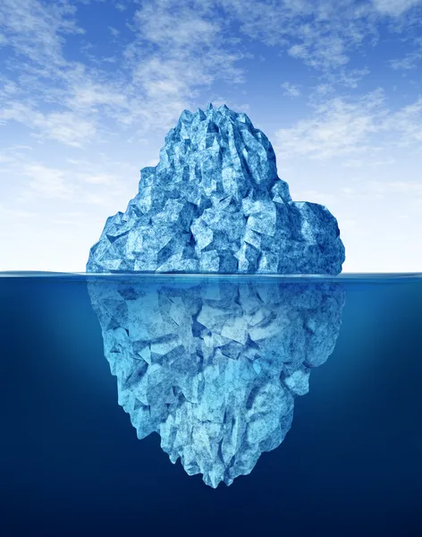 Ponta do iceberg — Fotografia de Stock