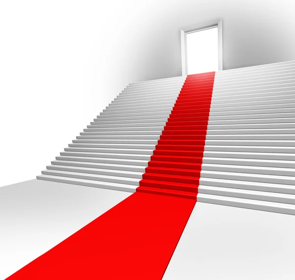 Red Carpet Entrance — Stock Photo, Image