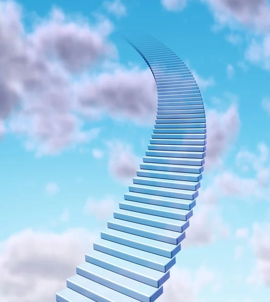 Escadaria para o céu — Fotografia de Stock
