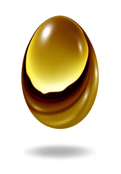 Gold Egg — Stock Photo, Image