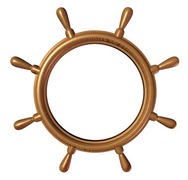 Ship Wheel Blank clipart