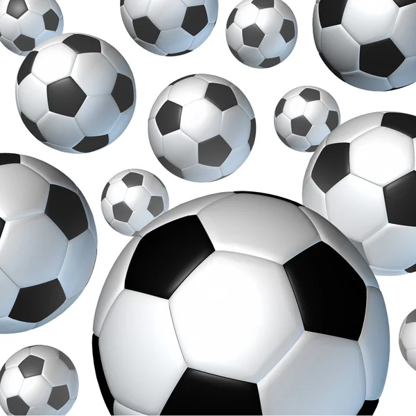 บอลฟุตบอลบิน — ภาพถ่ายสต็อก