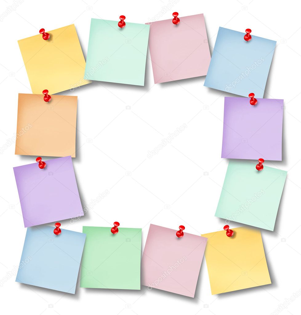 Office Notes Blank Frame Stock Photo Lightsource 9360201 Office Notes Blank Frame Stock Photo