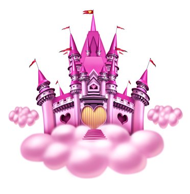 Fantasy Cloud Castle clipart