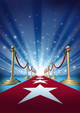 Red Carpet To Movie Stars clipart