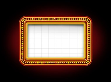 Theater Marquee Sign clipart