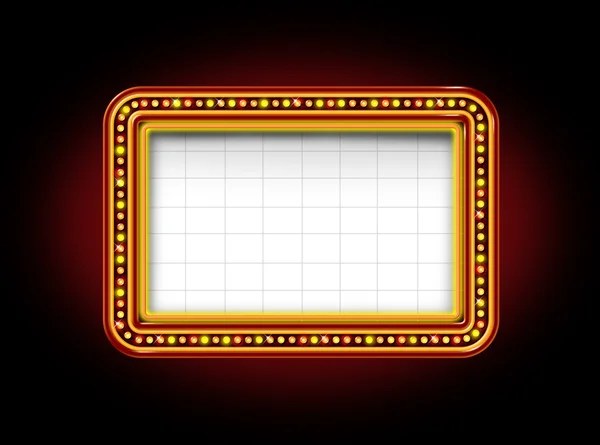 Theater Marquee Sign — Stock Photo, Image