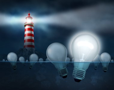 Searching For The Best Ideas clipart