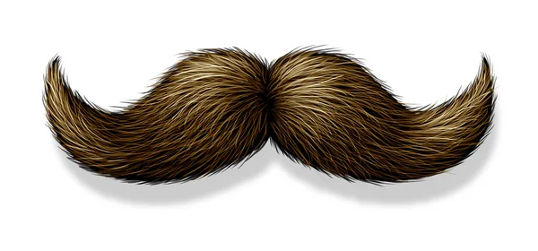 Moustache On White Background — Stock Photo, Image