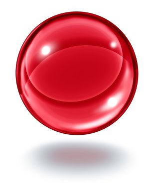 Red Crystal Ball clipart