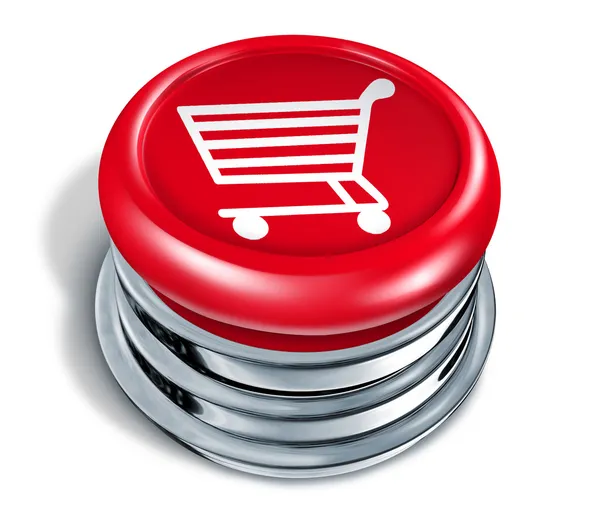 Shopping Button — Stock Photo, Image