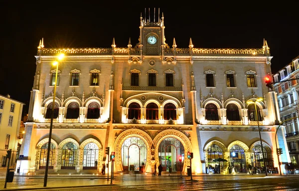 Dworca kolejowego Rossio w Lizbonie — Zdjęcie stockowe