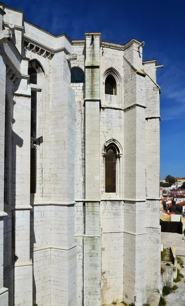 Carmo klooster (convento carmo in het Portugees), Lissabon — Stockfoto