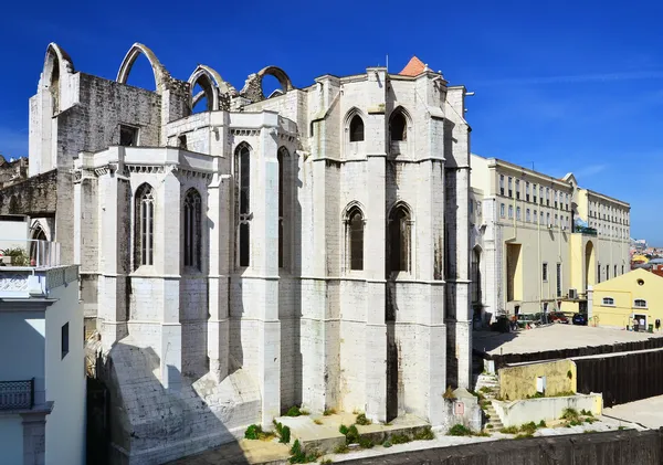 カルモ修道院 (コンベント ド カルモ ポルトガル語で)、リスボン — ストック写真