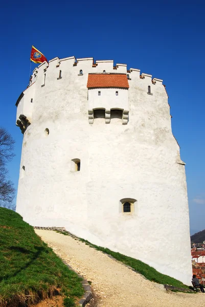 Torre Bianca, nella città di Brasov, Romania — Foto Stock