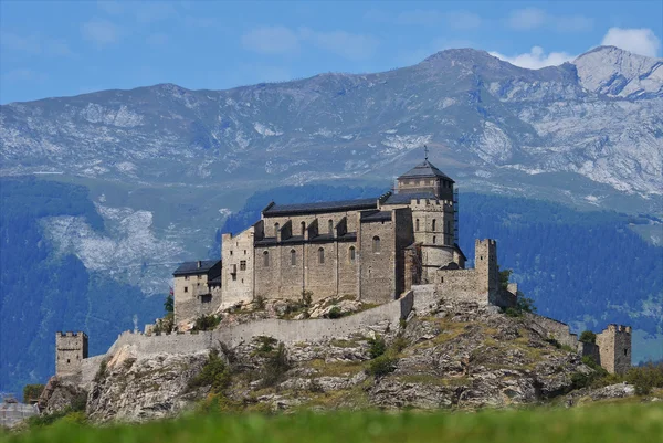 Castelo de Valere em Sion, Suíça — Fotografia de Stock