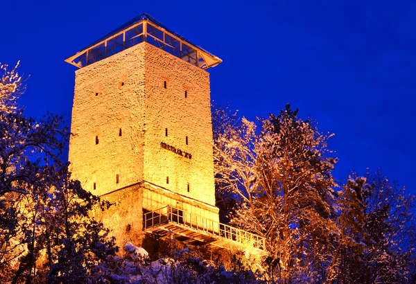Brasov fortezza, Torre Nera (Romania punto di riferimento ) — Foto Stock