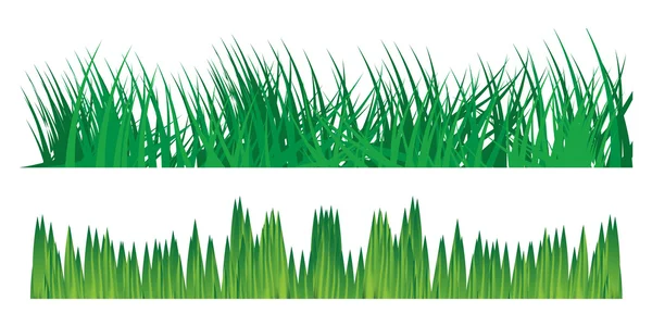 Arrière-rond vecteur d'herbe, illustration — Image vectorielle