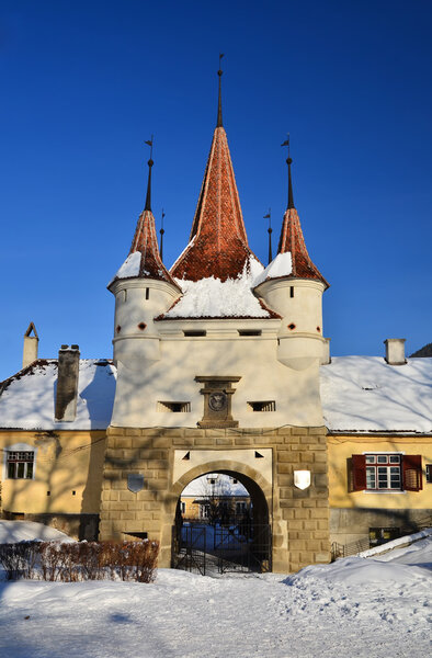 Брашовские укрепления, Ворота Екатерины, Шеи
