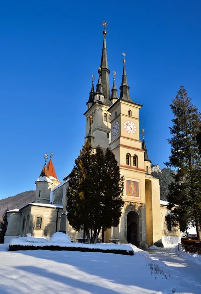 Szent Nicholas ortodox templom, Brassó, Románia — Stock Fotó