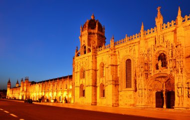Jeronimos Monastery, Lisbon in Portugal clipart