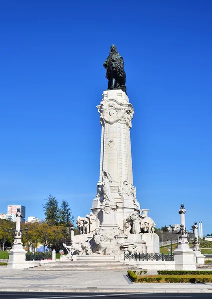 ポンバル広場、リスボンの侯爵 — ストック写真