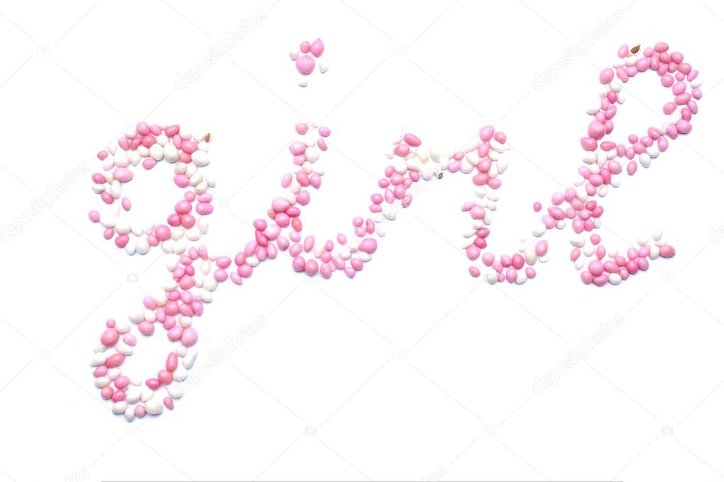 The word girl — Stock Photo © mvanwaterschoot 8363016