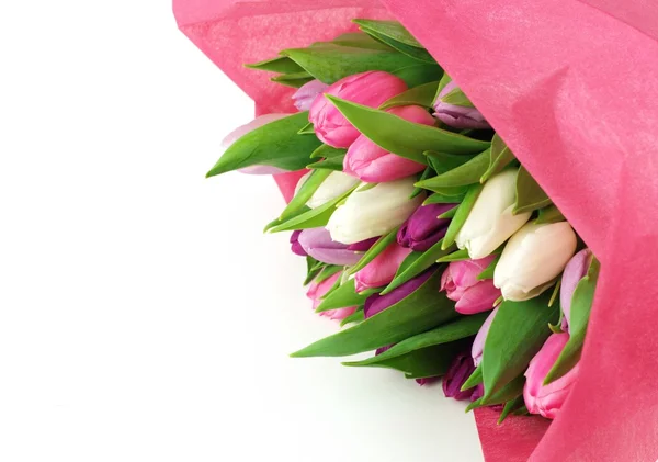A bouquet of beautiful tulips — Stock Photo, Image