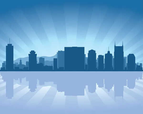 Nashville skyline tennessee — Image vectorielle