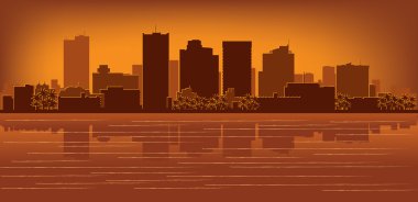 Phoenix, Arizona skyline clipart