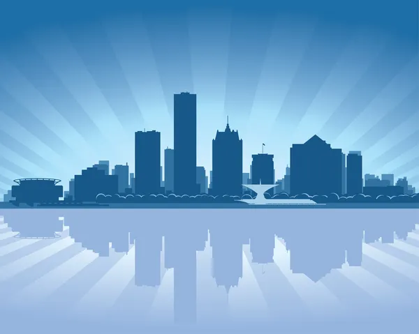 Milwaukee, Wisconsin skyline — Stock vektor