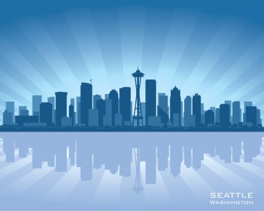 Seattle skyline clipart