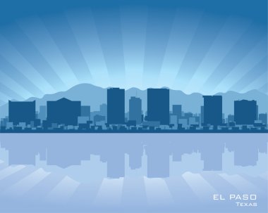 El Paso skyline clipart