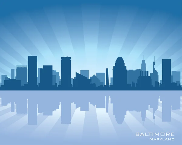 Baltimore skyline — Stock Vector