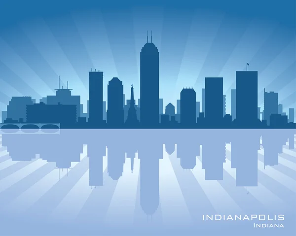 Indianapolis, skyline indiana — Image vectorielle
