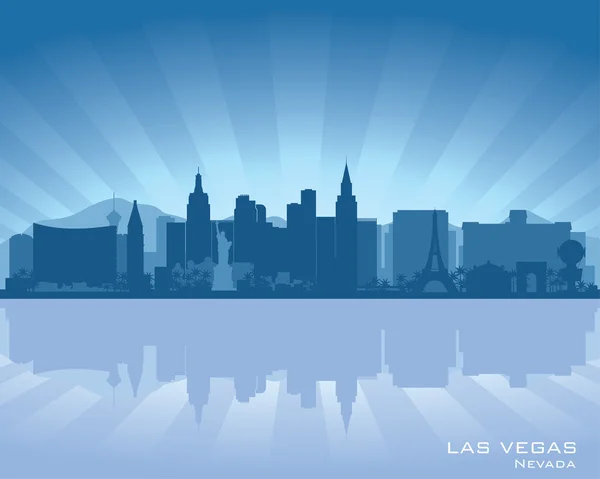 Skyline van Las Vegas, Nevada Vectorbeelden